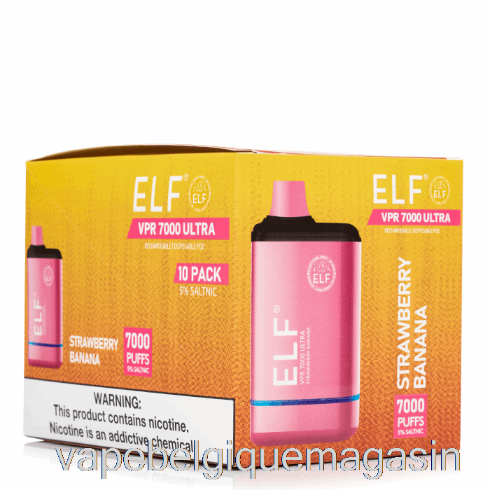 Vape Jetable [10-pack] Elf Vpr 7000 Ultra Jetable